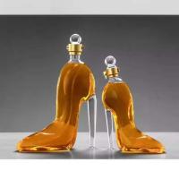 Botellas de whisky con forma de tacones altos, 375ml, 700ml, cristal, Merlot, ron, vodka, botellas, dispensadores de vino, herramientas de bar - details 5