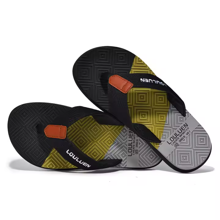 Verano zapatillas de playa chanclas de goma de los hombres antideslizante desgaste exterior casual sandalias de los hombres - 1