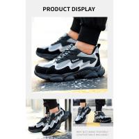 Zapatos de Seguridad para Hombres Zapatillas de Trabajo a Prueba de Perforaciones con Punta de Acero Indestructibles Moda Protección Seguridad - details 8