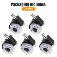 Ruedas de Silla de Oficina de Alta Resistencia M10 5 Packs Rodando Silencioso - details 4