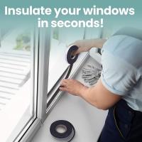 Cinta aislante autoadhesiva a prueba de viento, tira de sellado para ventana y puerta, sin insonorización, 2M por rollo - details 15
