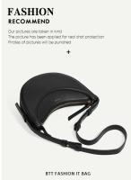 Bolso cruzado de Color puro para mujer, bolso de hombro doble, a la moda, combina con todo - details 7