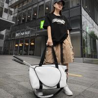 Combi-Bolsa para raqueta de Tenis, raqueta padel, bádminton aqueta, Unisex Adulto, Negro/Blanco - details 28
