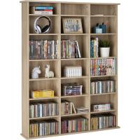 Estantería de Pared de Madera Laminada 21 Compartimentos, Ajustable en Altura y Extraíble, Elegante Mueble de Almacenamiento Resistente a la Superficie Blanco Mate - details 13