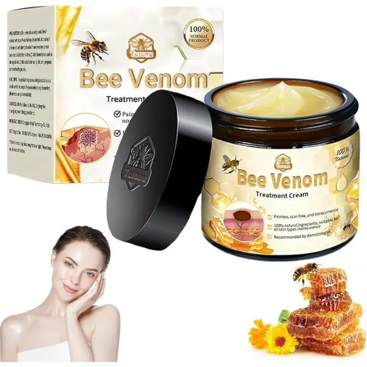 Turonu Skin Professional Crema para verrugas y topos, eliminación y reparación, crema de tratamiento con veneno de abeja natural para todas las partes del cuerpo - 1