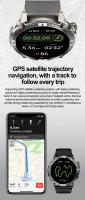 2025 Nuevo VG40 Pro Smartwatch Brújula GPS Bluetooth Llamada Frecuencia Cardíaca Altitud Detección de Presión de Aire AMOLED Compatible con Android IOS Smart Watch - details 3