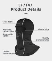 Máscara de Esquí ROCKBROS para Invierno con Forro de Lana Térmica Cubierta Completa para Snowboard y Ciclismo al Aire Libre Resistente al Viento Material de Poliéster Cuidado de la Gorra Lavable en Máquina - details 11