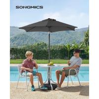 Sombrilla de Jardín 300 cm, UPF 50+, Parasol, 30 ° de Inclinación en dos Direcciones, con , para Patio, Terraza, , Piscina, sin Base, Beige GPU30BE - details 76