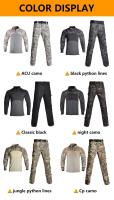 Traje de entrenamiento táctico al aire libre con conjunto de rana de camuflaje Hanye - details 10