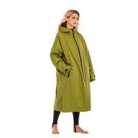 Bata cambiadora de Surf impermeable Unisex, Abrigo con capucha para playa, piscina, Anorak - details 7