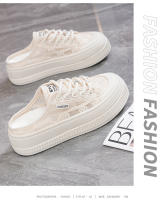 Nuevos zapatos versátiles de malla de encaje para mujer, zapatillas deportivas y de ocio de verano, finas y transpirables. - details 21