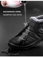Botas de Nieve para Hombres Zapatos de Trabajo Impermeables con Forro de Piel - details 17