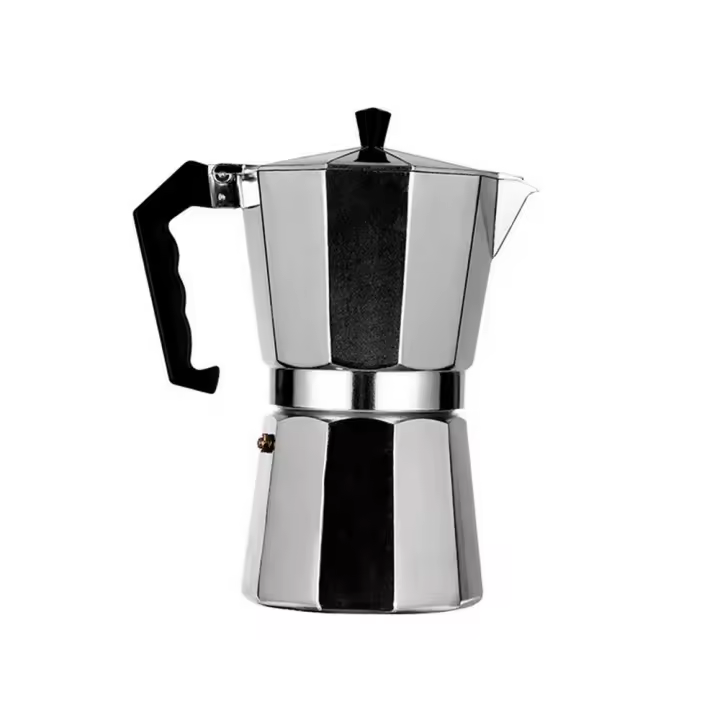 Cafetera Espresso de estilo clásico italiano, cafetera Moka de aluminio, 3/6/9/12 tazas - 1