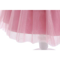 Vestido de noche para niñas con falda abullonada de malla con bordado de estilo nuevo para niños - details 8