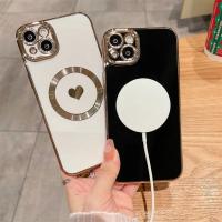 Funda de Teléfono Magsafe de Lujo con Recubrimiento Magnético y Corazón - details 10