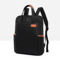 Mochila De trabajo simple para mujer, bolso de mano para ordenador portátil, mochila de hombro ligera informal, mochila de viaje de gran capacidad con cinturón de equipaje - details 19