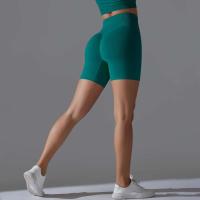 Deportes sin costuras para mujer, ciclismo, trotar, Fiess, cintura alta, Push Up, pantalones cortos de gimnasio, mallas, ropa de Yoga - details 29