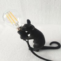 Lámpara de Noche de Resina de Ratón Nórdico Diseño de Dibujos Animados Iluminación para el Hogar - details 8
