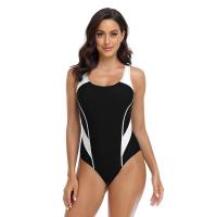 Bañadores deportivos de una pieza para Mujer, de corte alto ahuecado traje de baño, Sexy, Monokini, 2023 - details 6