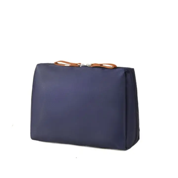 Bolsa de cosméticos de viaje de gran capacidad, bolsa de maquillaje impermeable portátil, bolsa de almacenamiento, organizador de artículos de tocador multifuncional para mujer - 1