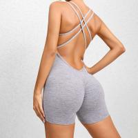 Ropa de mujer, tops, ropa deportiva, conjunto de ropa deportiva, bolsa de yoga, mono, sujetador para exteriores, mono ancho de una pieza para gimnasio 2024 - details 49