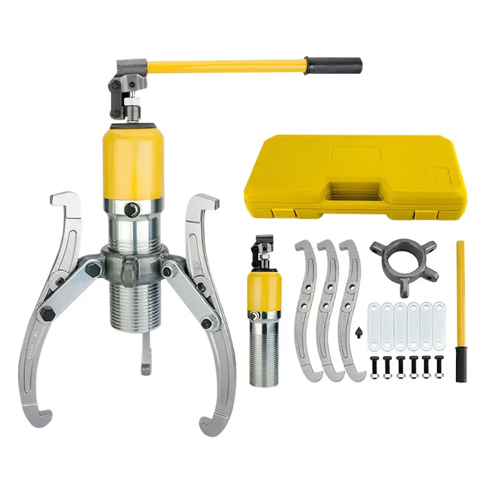 Extractor hidráulico 20T, Extractor de cubo de rueda hidráulico, Extractor de engranajes hidráulicos para tirar ejes, bridas, engranajes, poleas, volantes, mandriles de rodamientos separados - 1