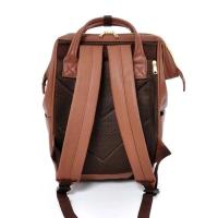 Mochila de Cuero PU Impermeable 15 Pulgadas para Hombres Ideal para Estudiantes, Viajes y Uso Escolar - details 3