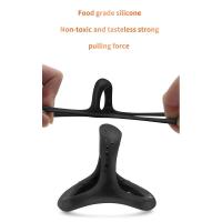 Anillos de silicona Leten para mejorar la erección, anillo triangular con cuentas de masaje, juguetes sexuales para hombres con eyaculación retardada - details 3