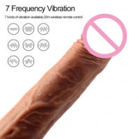 Pene eléctrico masturbador oscilante telescópico producto sexual femenino para adultos - details 1
