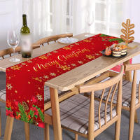 Mantel de Copo de Nieve Rectangular de Poliéster Ideal para Cena de Año Nuevo Decoración del Hogar - details 4