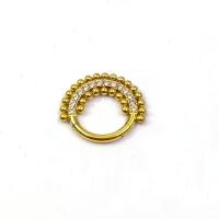 Pendientes de aro para piercing para mujer, aro con bisagras para el cartílago, hélice g23, cuentas de titanio, cz, para la nariz, segmento con bisagras, tragus, cartila, 1 unidad - details 7
