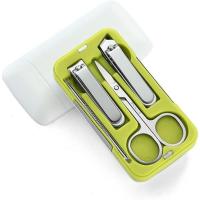 Juego de manicura con Caja de plástico, cortaúñas de Acero Inoxidable, Cortador de uñas profesional, Herramientas portátiles - details 3