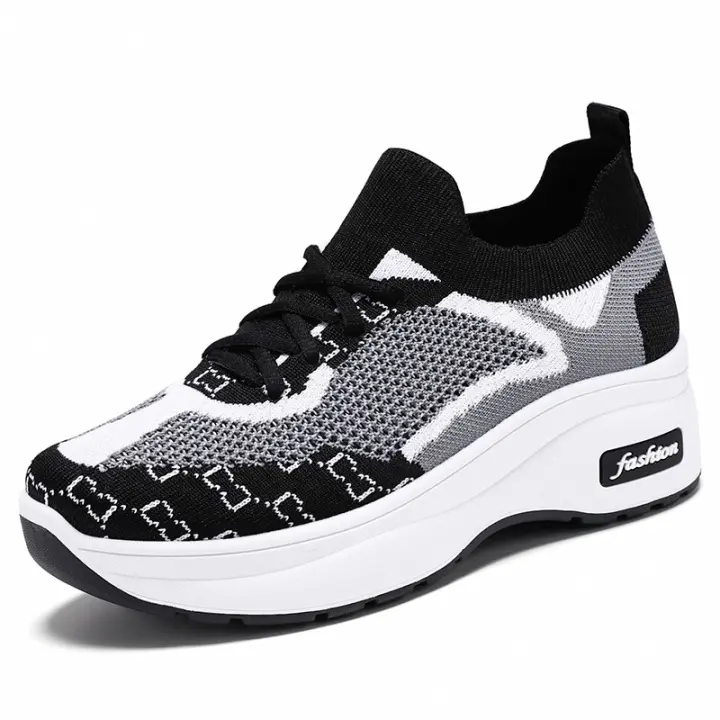 Zapatos deportivos informales con cordones transpirables para mujer, zapatillas de deporte de moda - 1