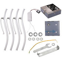 Lámpara de Techo LED Ajustable de 48W con Control Remoto XUNATA Moderna con Diseño de Garfork para Decoración de Dormitorio Material de Aluminio Fuente de Luz LED Ajustable - details 12