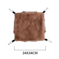 Hamaca colgante para jaula de mascotas, saco de siesta, cama para ardilla, hámster, jugando a dormir - details 3