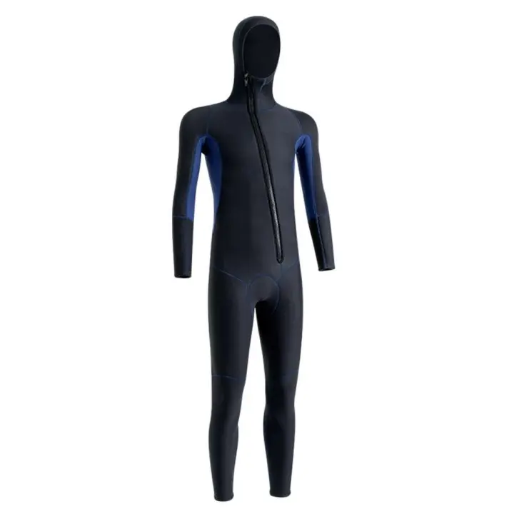 Traje de neopreno para surf con capucha, ropa de protección de buceo Unisex, a prueba de frío, cálido, elástico, antiarañazos, equipo para deportes acuáticos - 1