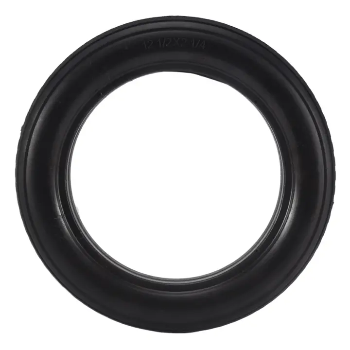 Neumáticos de Bicicleta de Goma Dura 12 Pulgadas, 12 1/2X2 1/4, Negros, Antideslizantes para Ciclismo - 1