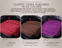 Funda de asiento de coche, cojín cálido de invierno, antideslizante, Universal, almohadilla transpirable para vehículo, Protector de asiento de coche - details 6