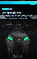MOTOCENTRIC Luz LED multifunción Bolsa de asiento trasero para motocicleta Bolsa trasera de motocross de gran capacidad Mochila impermeable para motocicleta Ligera - details 6