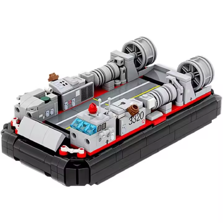 Dahongpao Landing Craft Juego de ladrillos de construcción de serie militar con cojín de aire (413 piezas) - 1