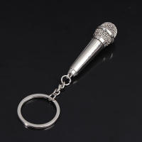 Llavero De Micrófono Hip-Hop De Metal Para Hombres Y Mujeres Llavero De Coche Accesorio Divertido Para Cantantes Regalo Ideal Para Bolso - details 4