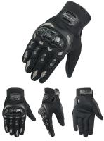 Guantes de motocicleta transpirables para hombre y mujer, manoplas protectoras de color negro, verde, rojo y rosa, tallas M a XXL - details 3