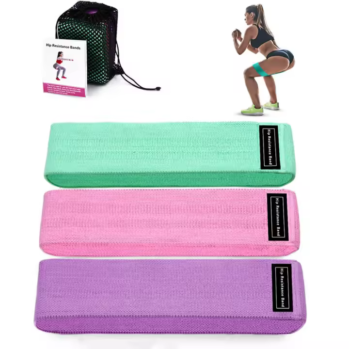 3 uds deporte bandas elásticas de resistencia de Casa actividad física Yoga Pilates CrossFit Resistencia nivel de entrenamiento botín bandas para las mujeres y los hombres - 1