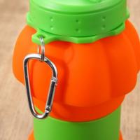 Botella de agua plegable de calabaza, taza de agua plegable de silicona retráctil, botellas deportivas de silicona de gran capacidad de 550ml - details 7