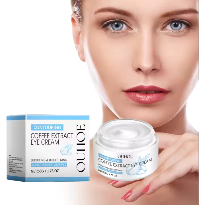 Crema para Ojos de Cafe Ilumina Arrugas, Reduce Líneas Finas, Reafirma y Brilla en el Área del Ojo - 1