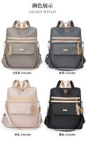 Mochila De Trabajo ligera para mujer, morral de viaje informal, resistente al agua, color negro y rosa - details 17