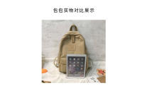 Mochila de Nylon de Gran Capacidad para Estudiantes de Secundaria Unisex - details 4