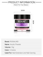 ROSALIND-polvo acrílico y líquido para decoración de uñas, juego de manicura, purpurina de cristal, herramienta de tallado de uñas 3D - details 9