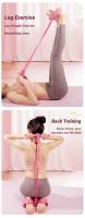 Tensor de cuatro tubos multifuncional para el hogar, Fitness, Yoga, fortalecimiento Abdominal, banda elástica, cuerda de tensión, asistencia para abdominales - details 9