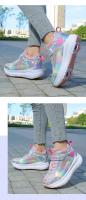 Nuevo modelo 2025 Patines deportivos en línea de 4 ruedas para niños, zapatillas deportivas de buena calidad para interiores, a la moda. - details 16